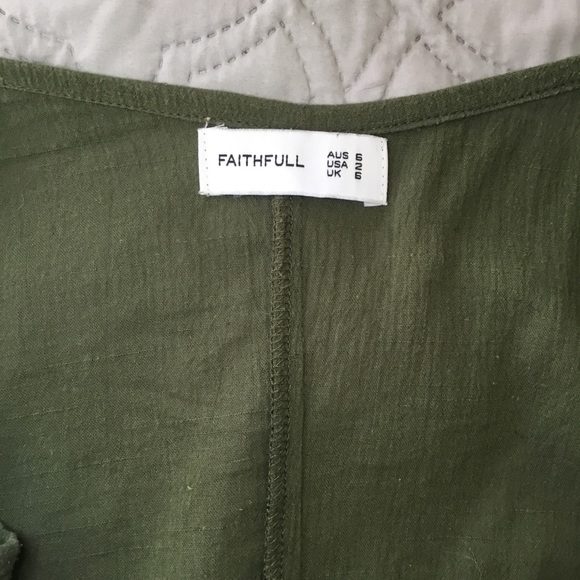 Faithfull the Brand Kara Wrap Dress - Size 2 - Picture 9 of 13